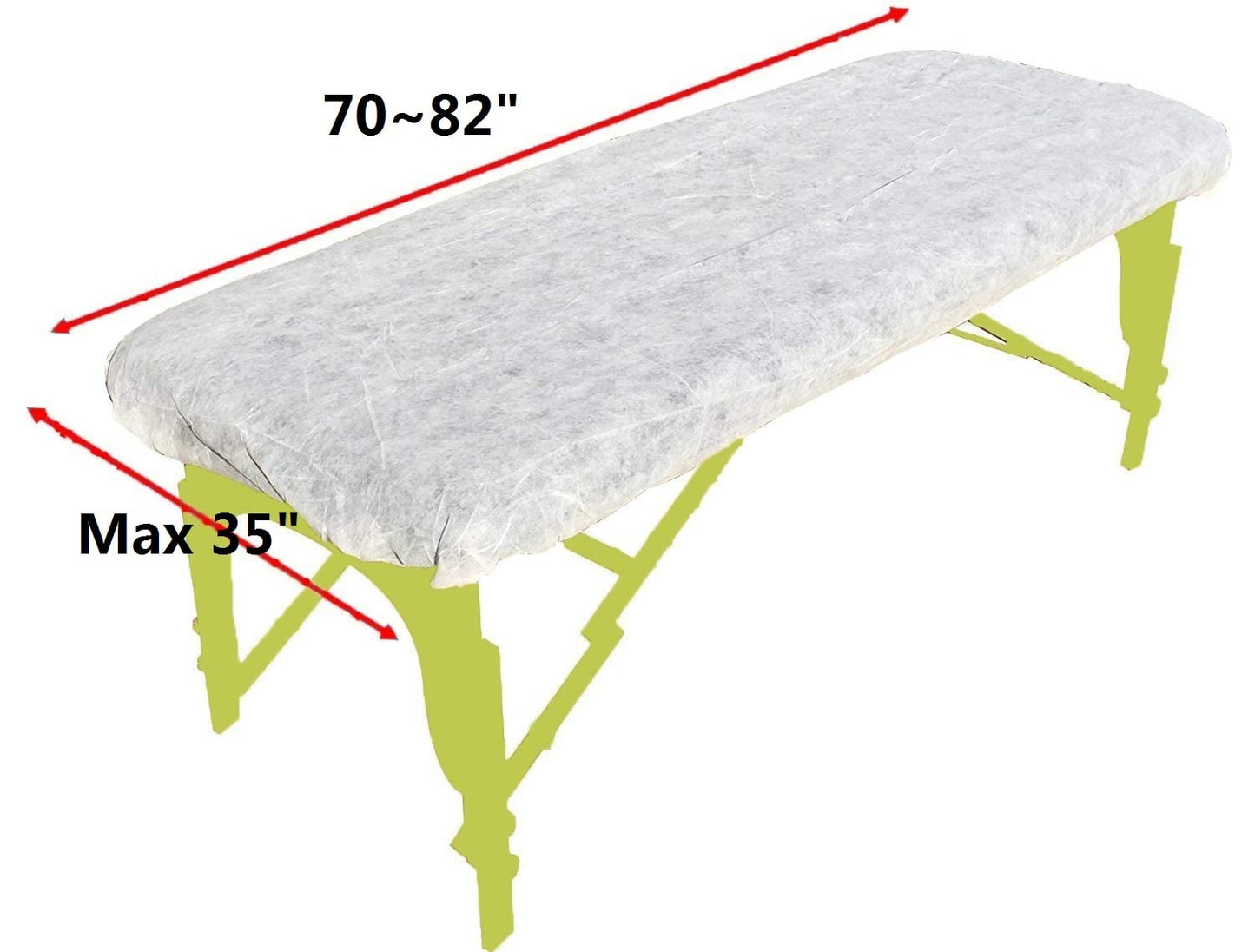 Sábanas Desechables ZMDREAM Blancas para Mesa de Masaje