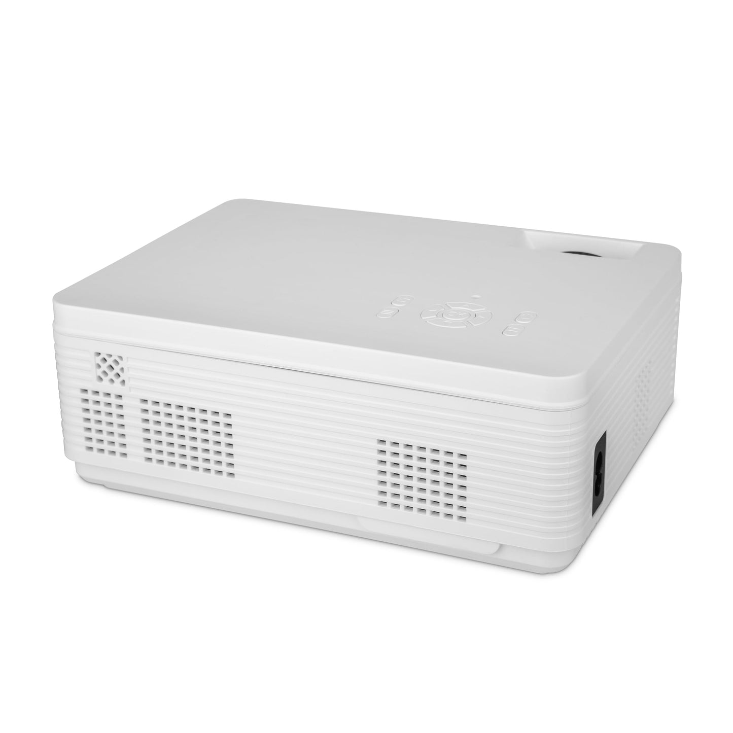 Proyector Qian Nativo Blanco Brillo 200 Lúmenes ANSI Compatible con TV Stick y Consolas