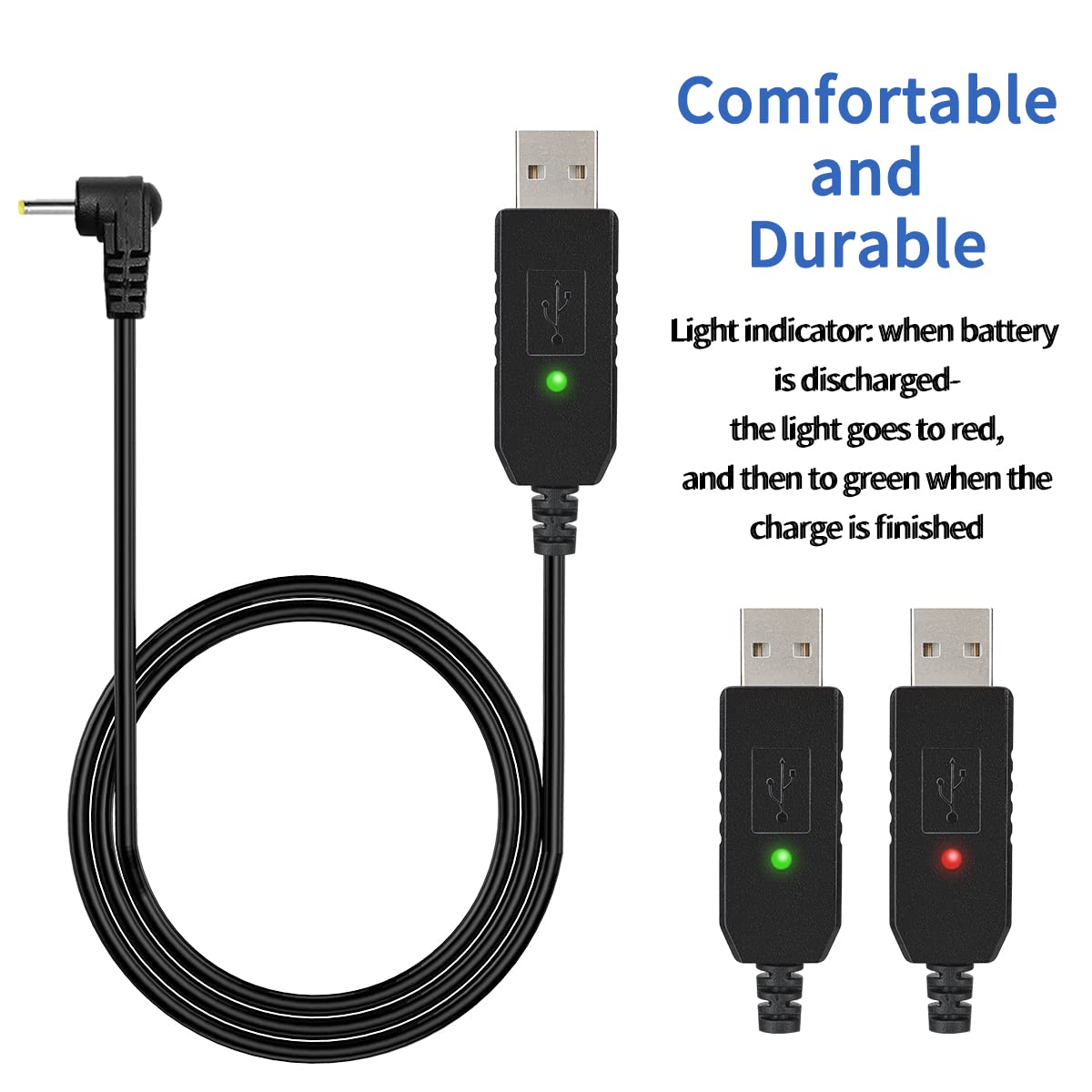 BAOFENG - Paquete de 2 baterías extendidas UV-5R BF-F8HP de 3800 mAh compatibles con UV5R BF-8HP GT-5R UV-5RX3 RD-5R UV-5RTP UV-5R MK2 MK3X MK5 Plus - Baterías de radio de jamón
