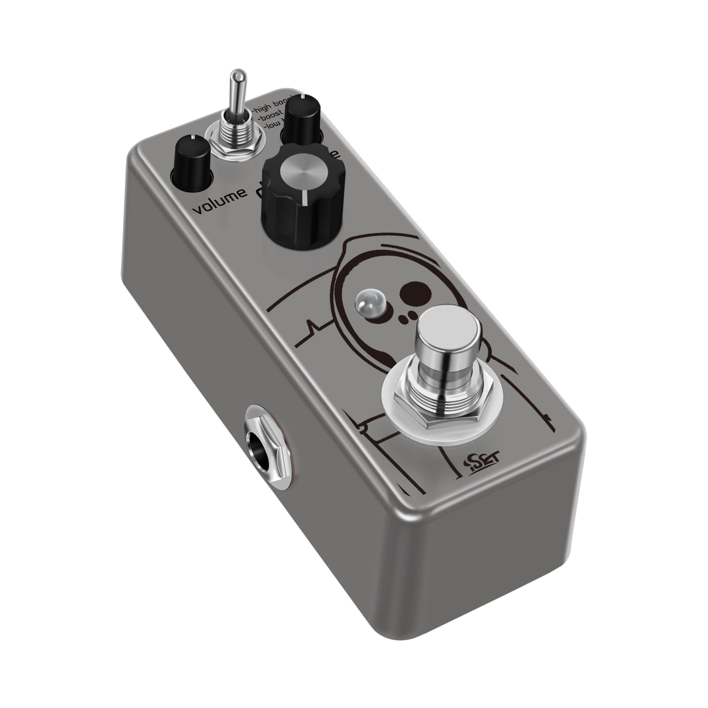 ISET Grim - Pedal de guitarra de metal pesado para guitarra eléctrica, bajo True Bypass
