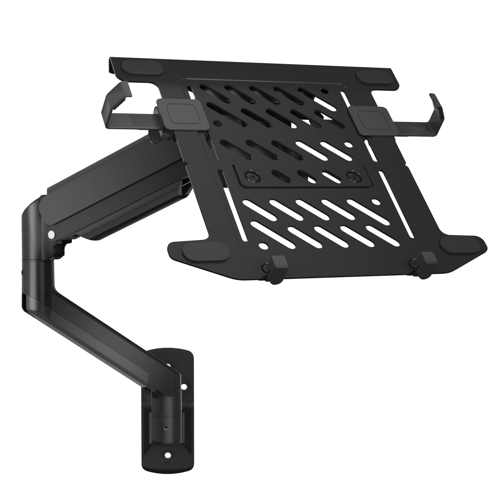 Soporte de Pared para Portátil WALI Ajustable de Movimiento Completo para Visualización de Computadora 2 en 1