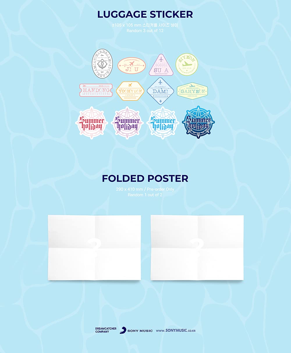 genie music DREAMCATCHER - Juego de álbum de vacaciones de verano [edición limitada G ver.] + tarjetas de fotos adicionales