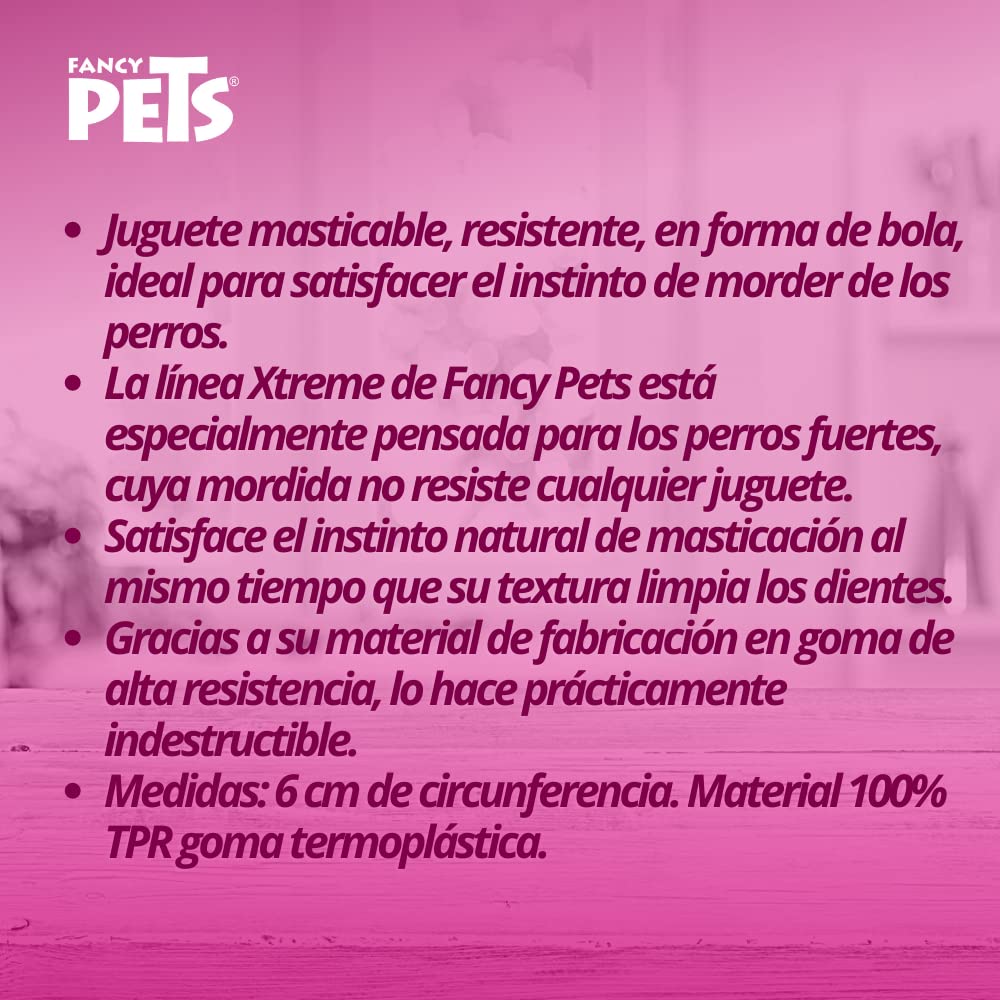 Juguete Bola Fancy Pets Xtreme Chica para Perro