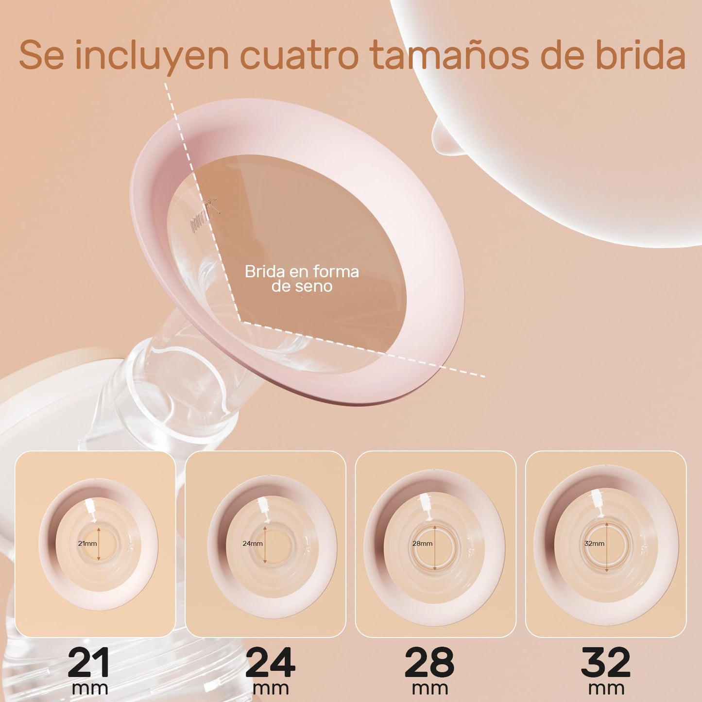 Extractor de leche eléctrico doble NCVI 8102, batería mejorada de 4400mAh con luz nocturna, extractor de leche portátil para la lactancia, 4 modos y 9 niveles, pantalla LED, con 8 bridas, bolsas para leche materna, almohadillas de lactancia