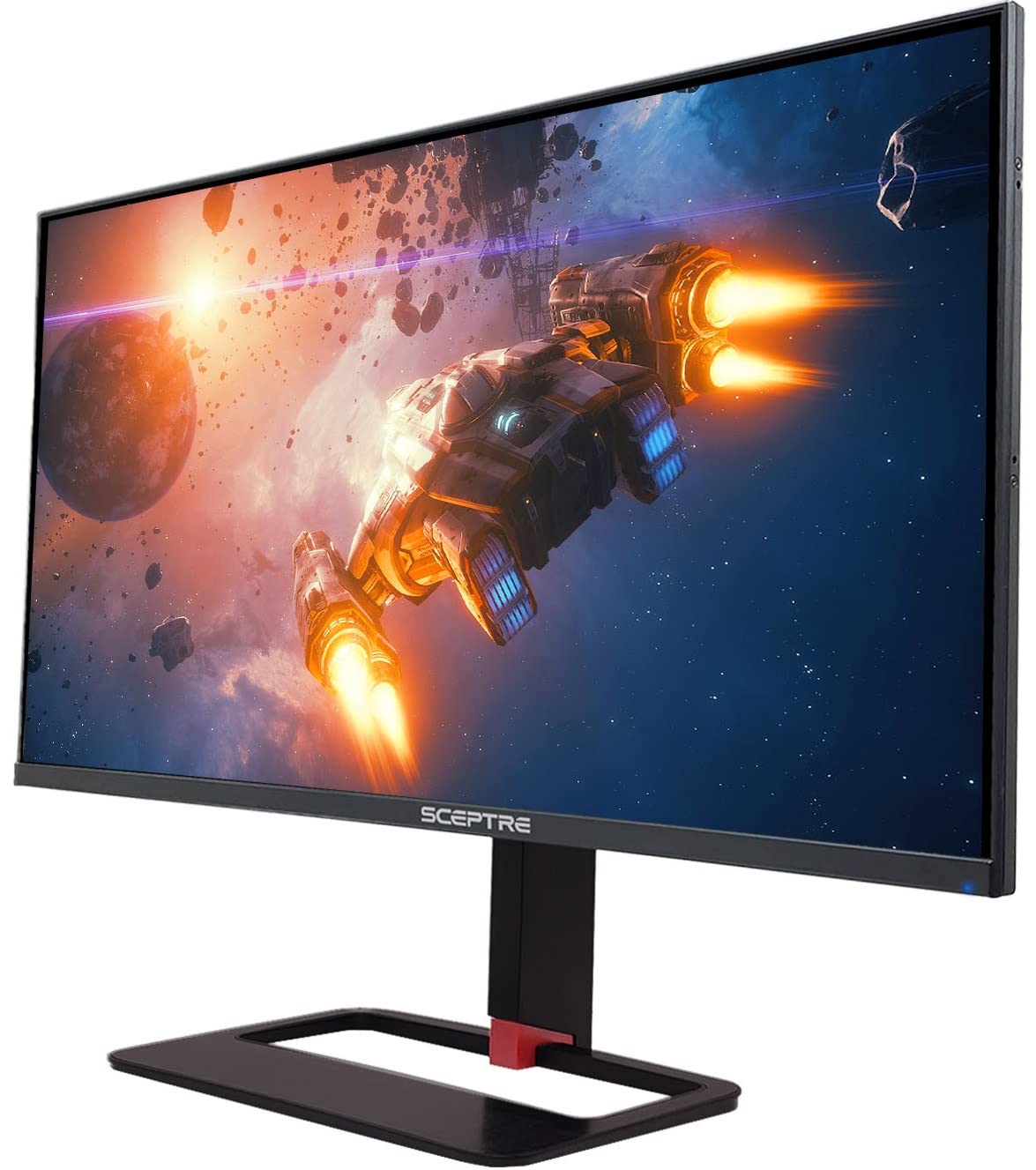 Monitor LED Sceptre Negro Bronce IPS QHD 27 Pulgadas 144 Hz 1 ms Altura Ajustable con Altavoces Integrados