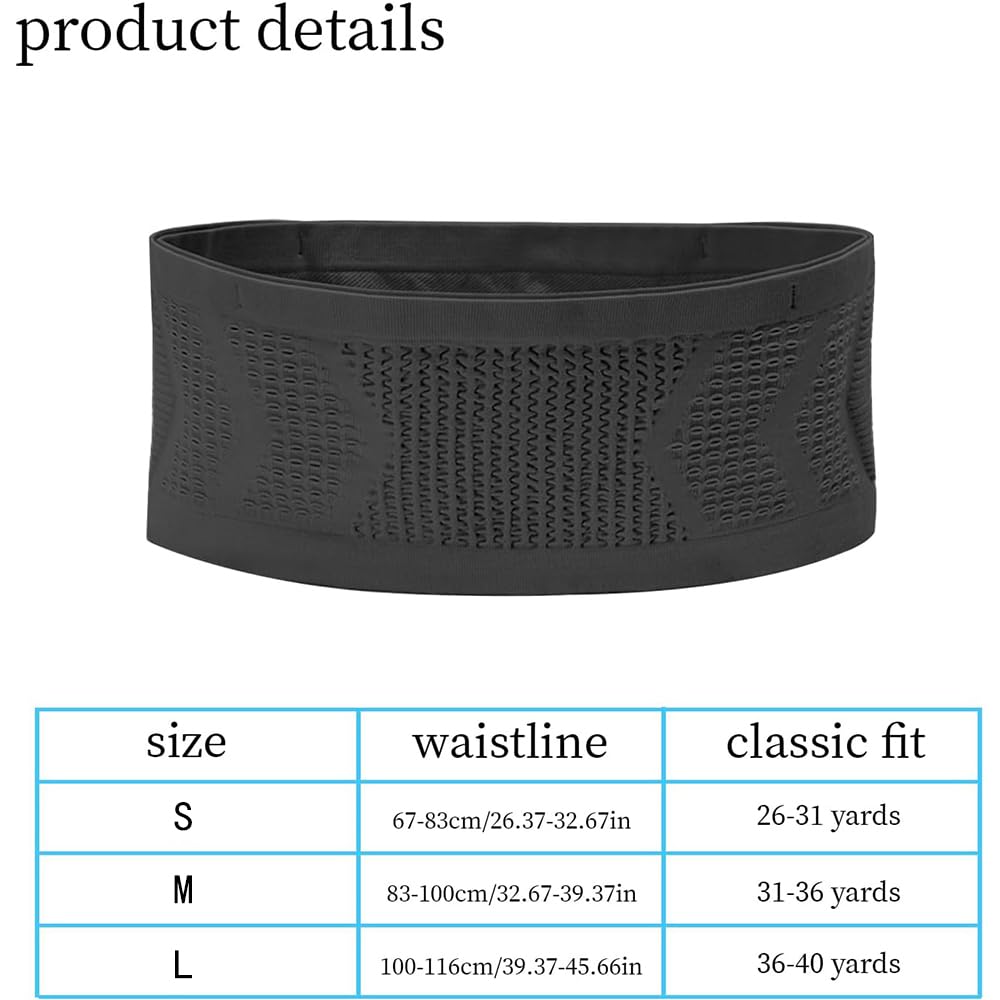 LBYHZS Riñonera para Correr, Cangurera Deportiva Elástica, Riñonera Delgada Ajustable, Cangurera para Correr para Hombre y Mujer, Ideal para Ciclismo, Trotar, Running, Gimnasio, Viaje (L)