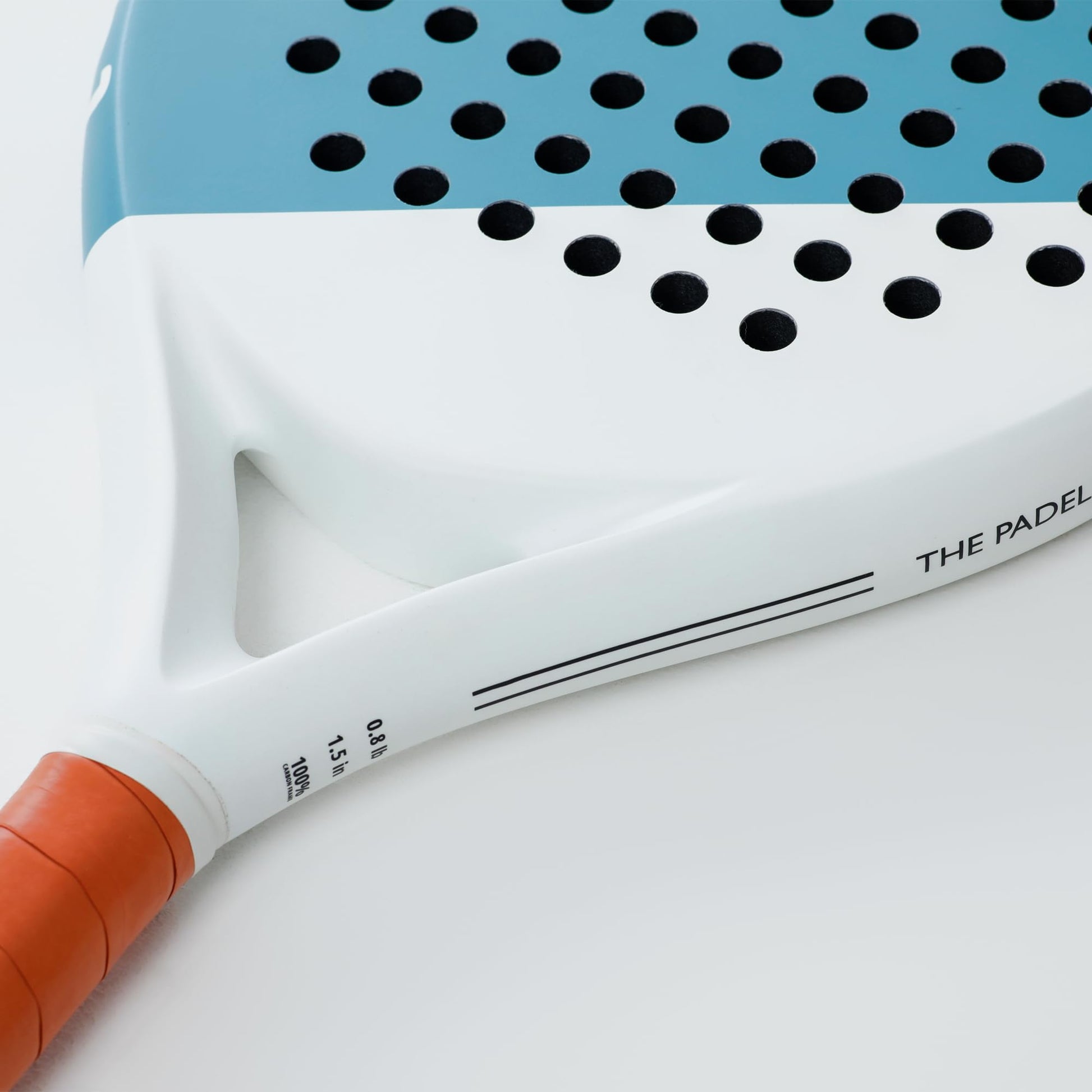 LAPAT Pala de Padel con Funda - Superficie de Carbono con Memory Foam EVA - Raqueta de Padel Ligeras (Azul Retro Nueva)