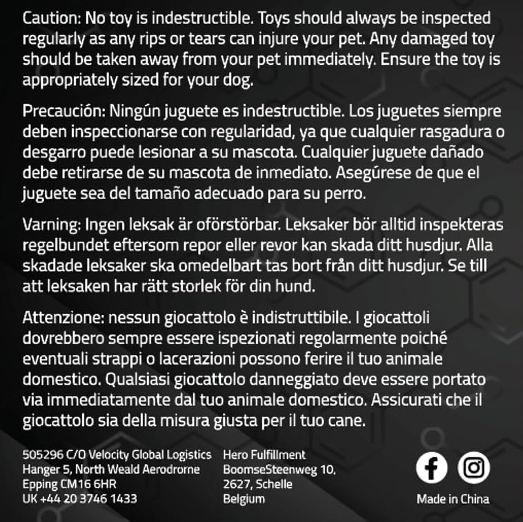 Juguete para perro Playology DriTech, tamaño mediano, aroma de mantequilla de maní natural