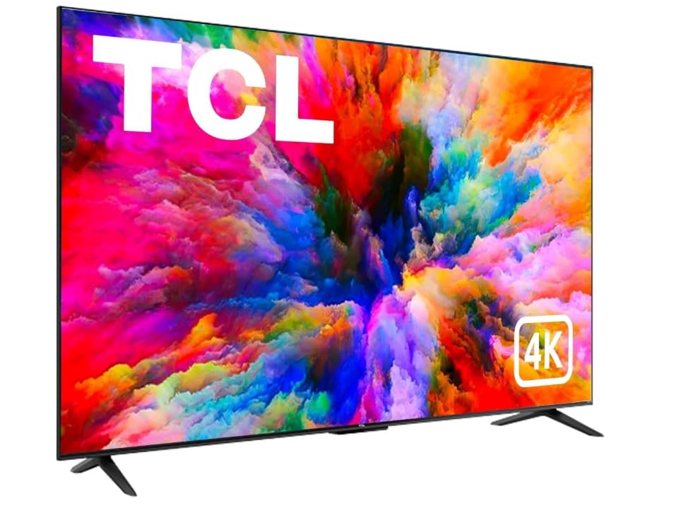 Televisor LED 4K Ultra HD HDR Smart Roku TCL 65 Pulgadas WiFi Compatible con Siri Alexa y Google