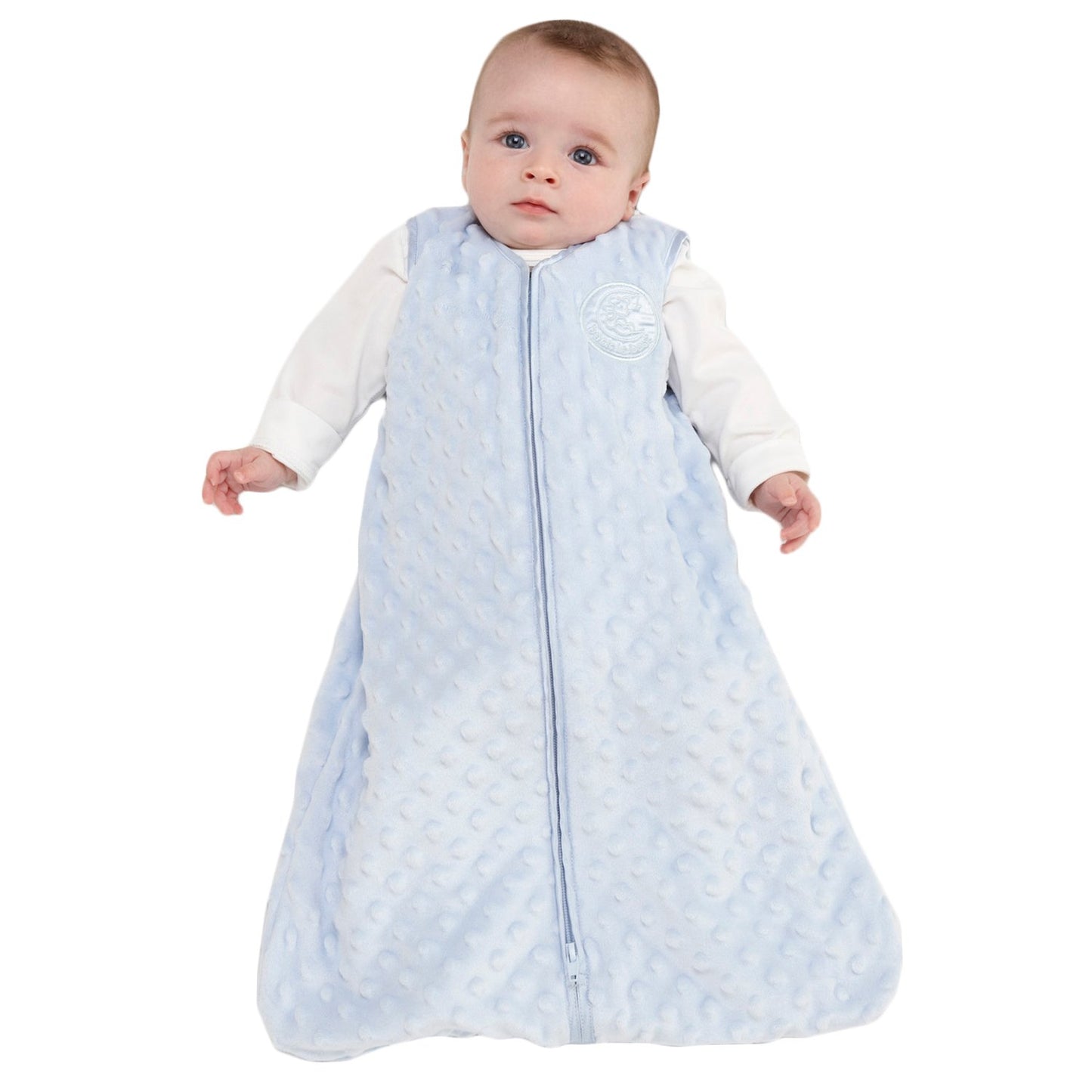 Halo SleepSack Manta tipo saco de dormir de micro lana, azul, grande