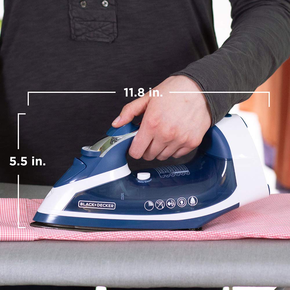 BLACK+DECKER Carrete de cable con placa de suela antiadherente, ICR16X