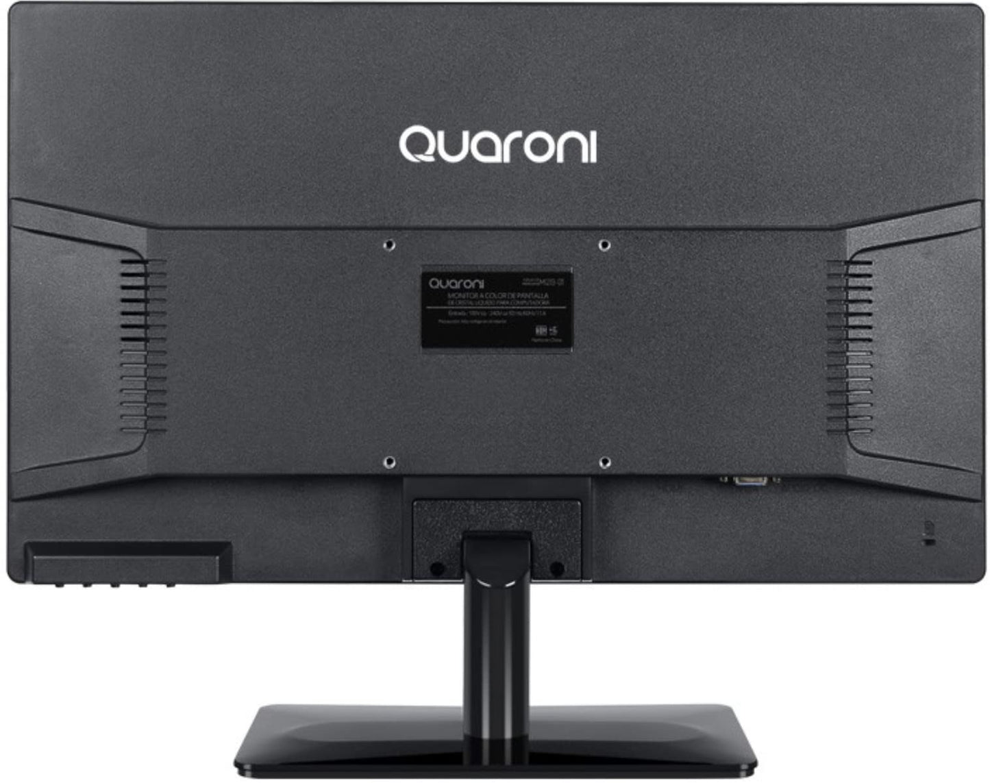 Monitor LED Quaroni MQ19-01 Negro con Panel TN y Conectividad VGA/HDMI