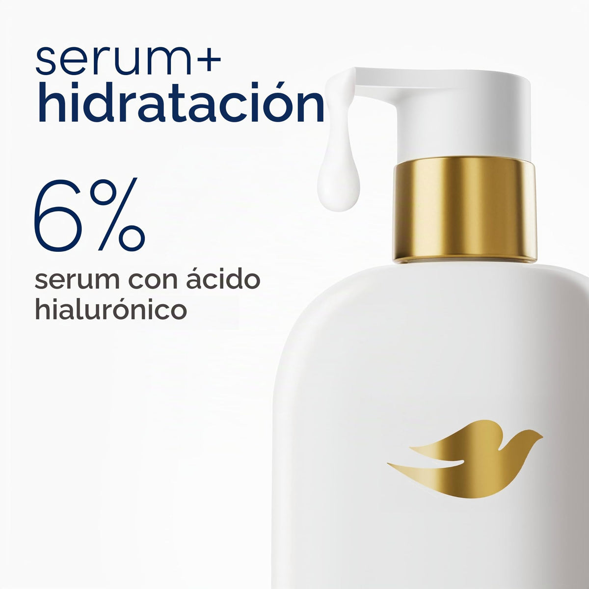 gel de baño empapa activamente la piel seca repara la sequedad suero de hidratación al 6% con ácido hialurónico 547 ml