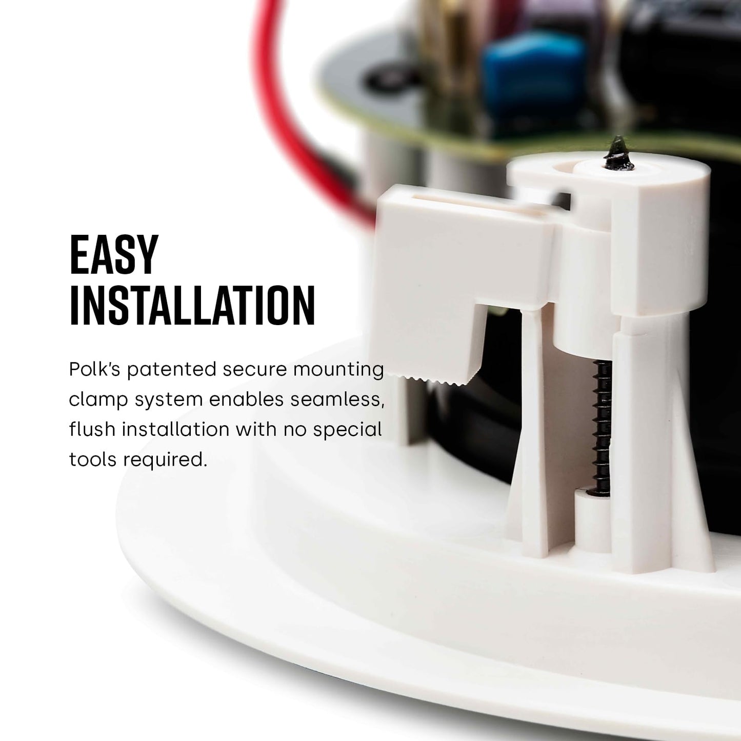 Polk Audio RC6s - Bocinas (Bocina set unit, In-wall/in-ceiling, 0.75, 40 - 20000, Black, White, Wired)