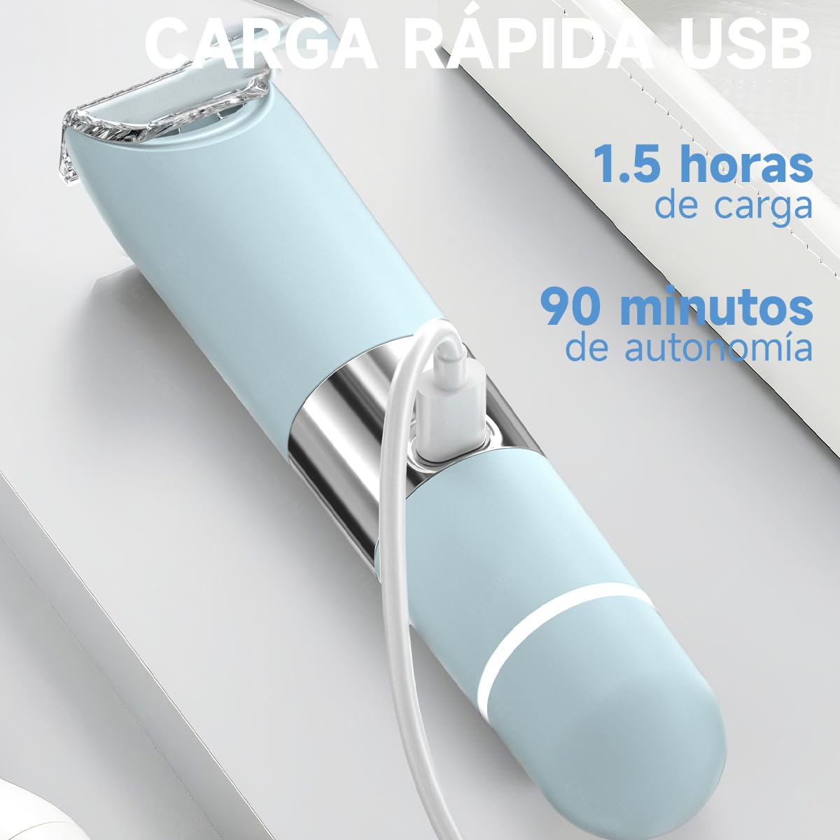 Enchen Electric Shaver Azul Depiladora Elctrica Afeitadora Corporal