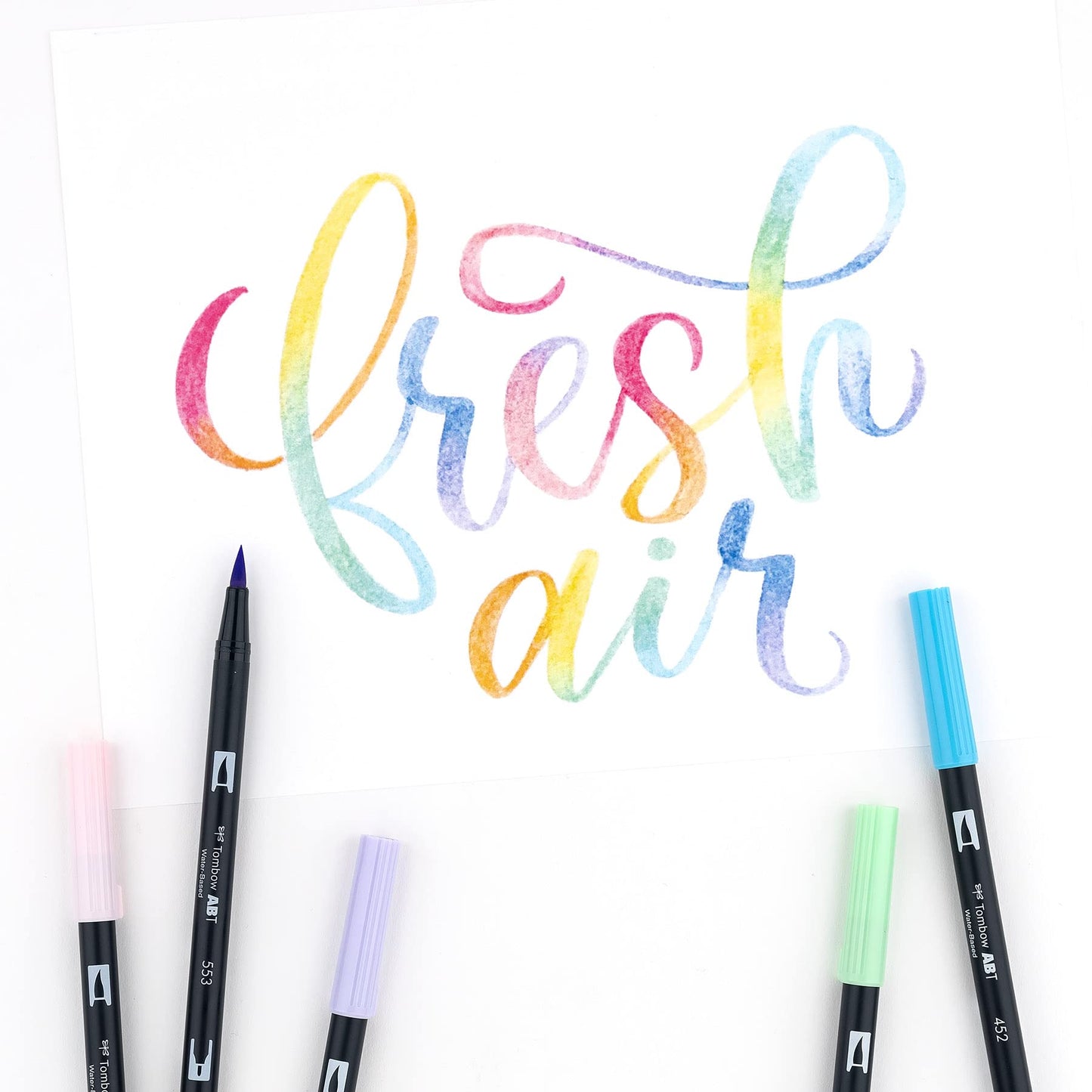Marcadores Artísticos de Doble Pincel Tombow Pastel Art Deco Brillantes Paquete de 10
