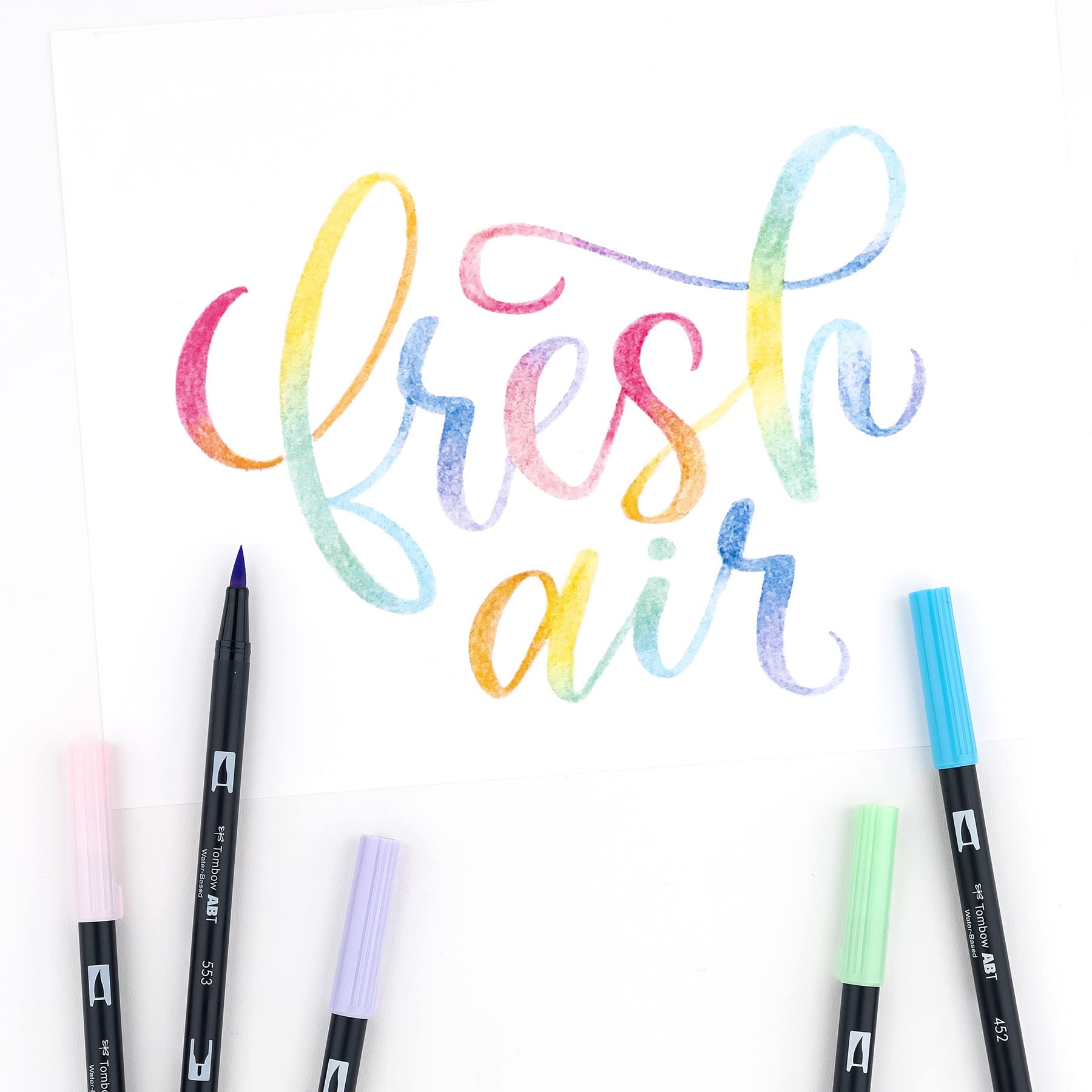 Marcadores Artísticos de Doble Pincel Tombow Pastel Art Deco Brillantes Paquete de 10