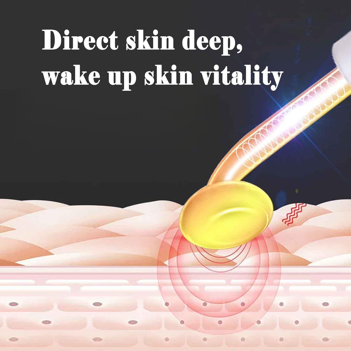 Alta Frecuencia Facial, Radiofrecuencia Facial para Estiramiento de La Piel Que Elimina el Acné. Portable Handheld Aparato de Radiofrecuencia Facial, Alta Frecuencia. Maquinas Faciales de Alta Frecuencia para Quitar Arrugas, Acné con 4 Electrodos (Luz nar