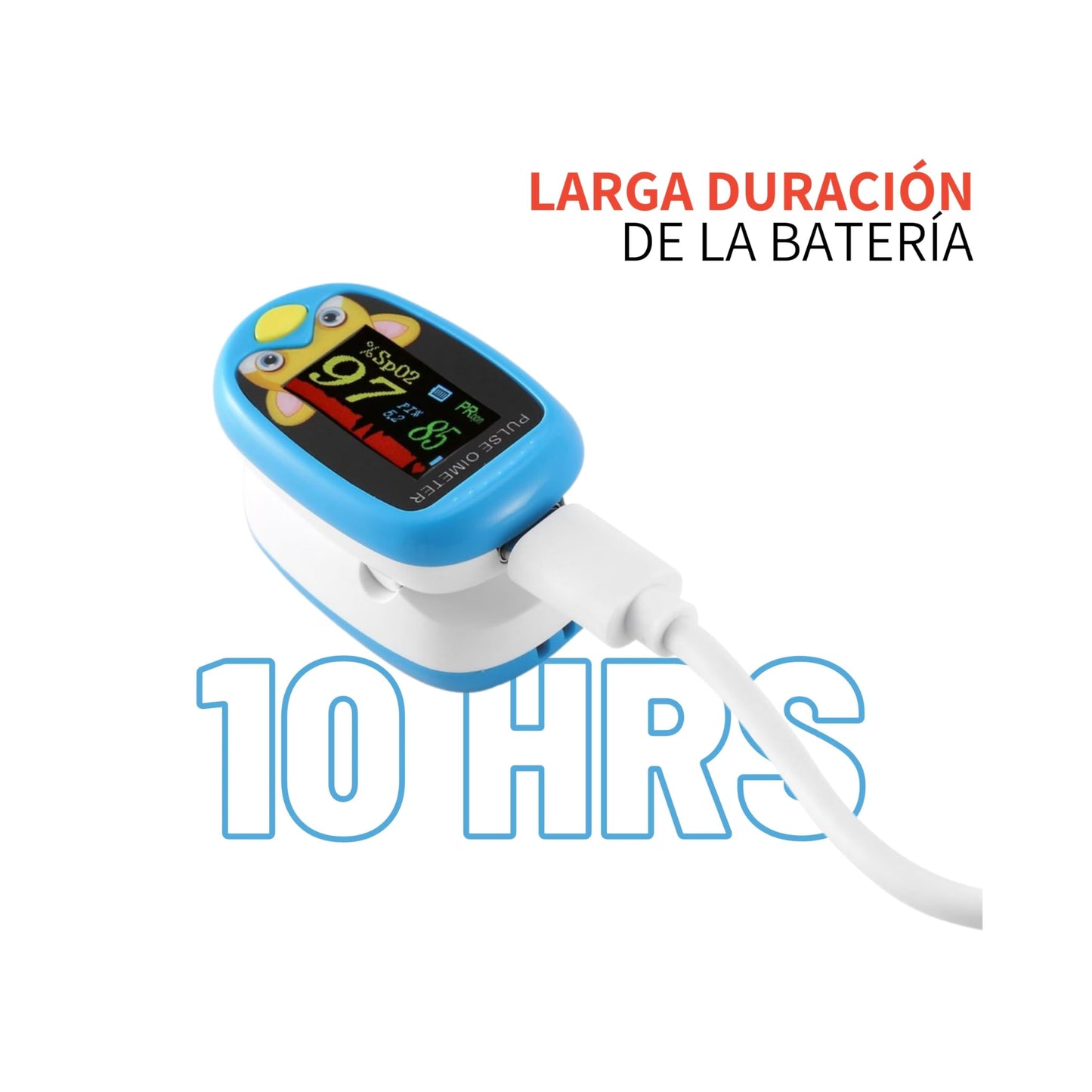 LIVENIA Oxímetro Monitor Digital Pediátrico, Monitor para Niños, Recargable