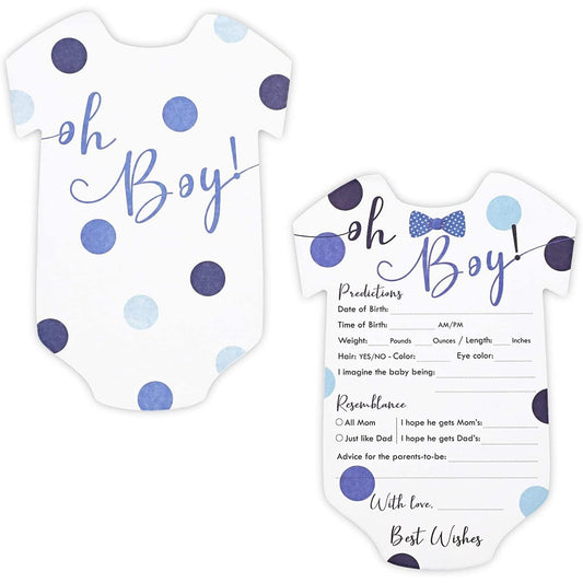 Baby Shower Predictions and Advice Cards, (5 x 7 In, 50-Pack)