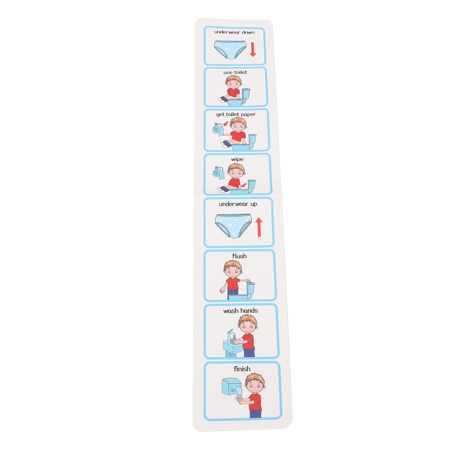 Horario Visual de Entrenamiento para Ir Al Baño, Horario para Ir Al Baño con Autismo Tabla para Ir Al Baño Horarios Visuales Paso a Paso para Niños Tabla para Ir Al Baño Laminada