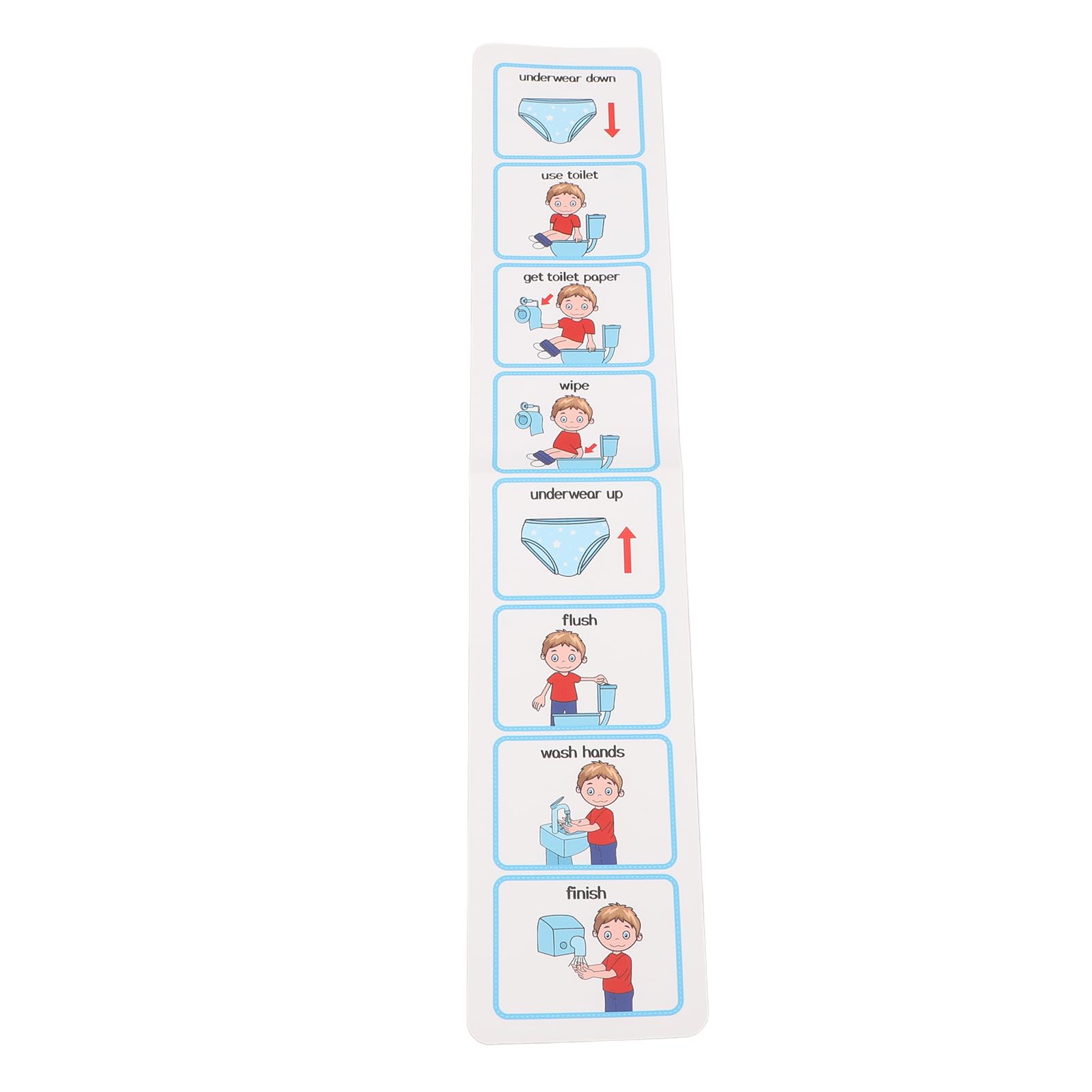 Horario Visual de Entrenamiento para Ir Al Baño, Horario para Ir Al Baño con Autismo Tabla para Ir Al Baño Horarios Visuales Paso a Paso para Niños Tabla para Ir Al Baño Laminada