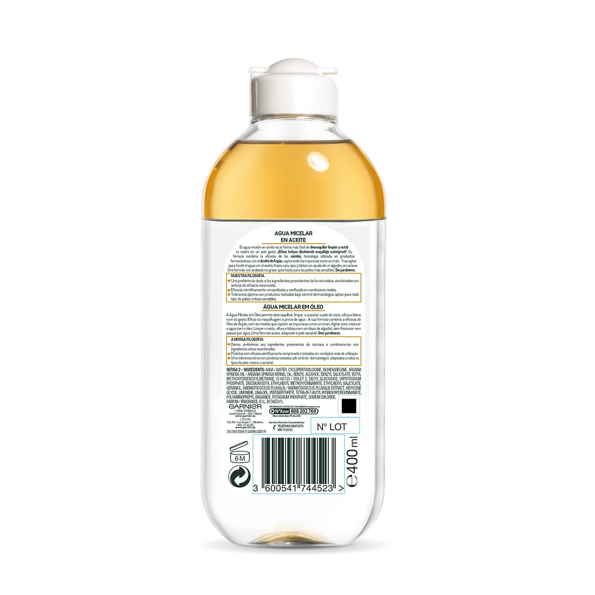 Garnier Skin Naturals Face Express aclara crema hidratante tono uniforme con fps 30 + Garnier Skin Naturals Face Agua Micelar En Aceite, 400 Ml