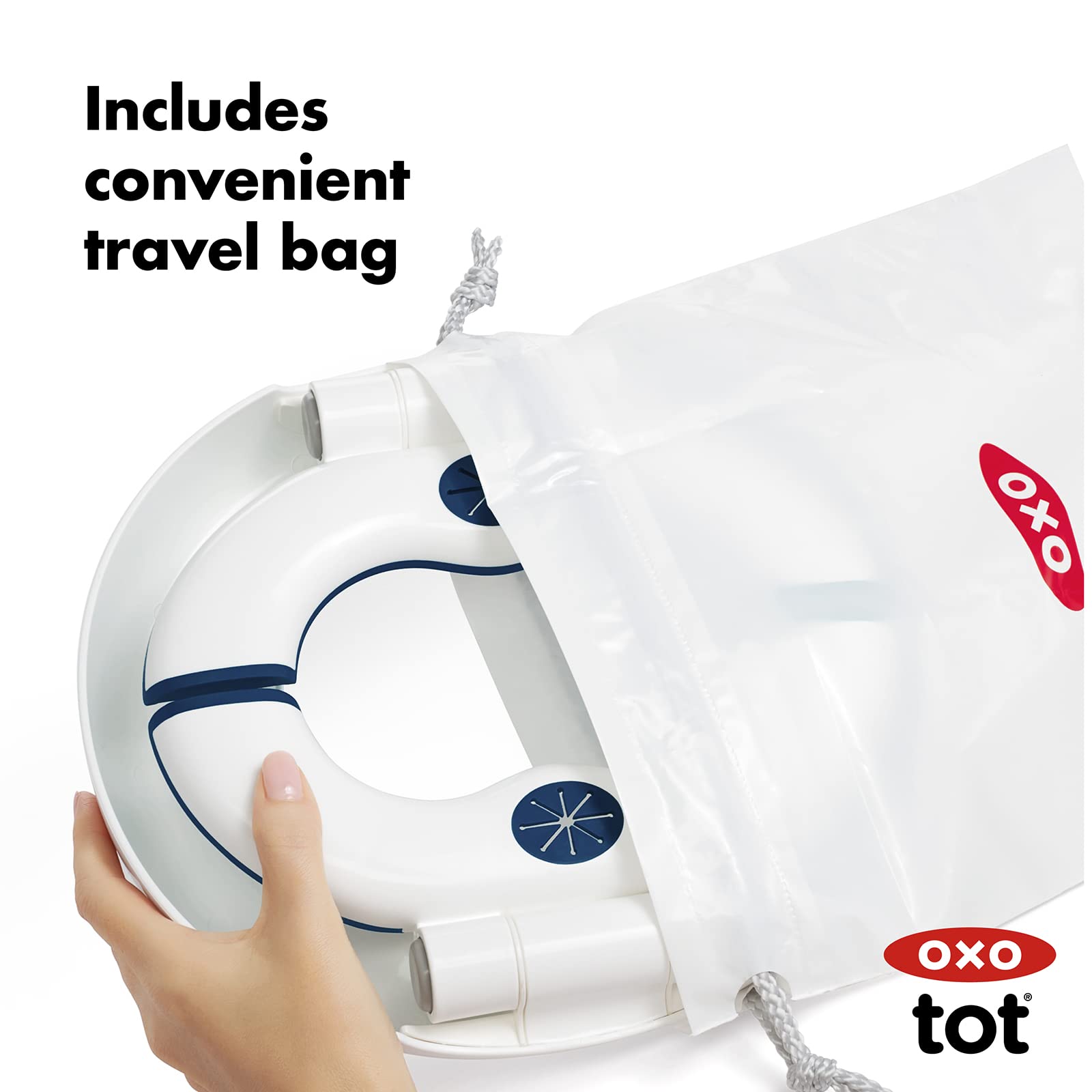 Bacinica 2 en 1 de Viaje OXO Tot Azul para Niño