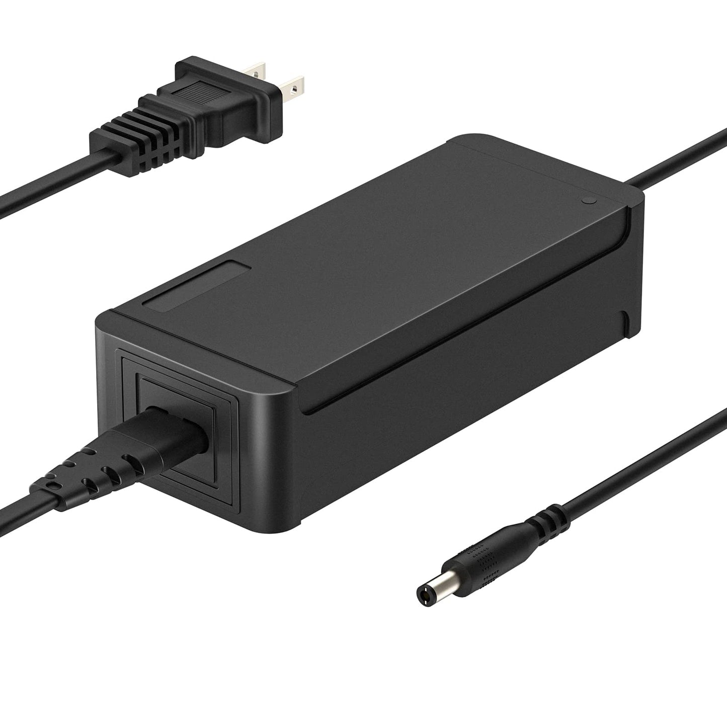 SUPERNIGHT 12V 5A Adapter, DC Barrel Conector, 2.1mm x 5.5mm, Compatible con Cámaras, 60W, 5A, 12V, 100-240V CA, 50/60Hz, Protección contra Cortocircuitos, Incluye 1 Adaptador de Alimentación y Cable