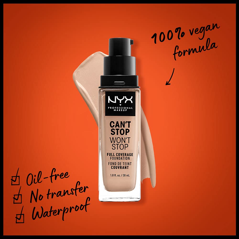 Base de Maquillaje NYX Professional Makeup Light Ivory Can’t Stop Won’t Stop