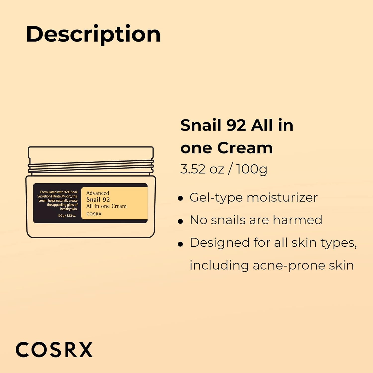 Snail 92 Advanced All in One Cream