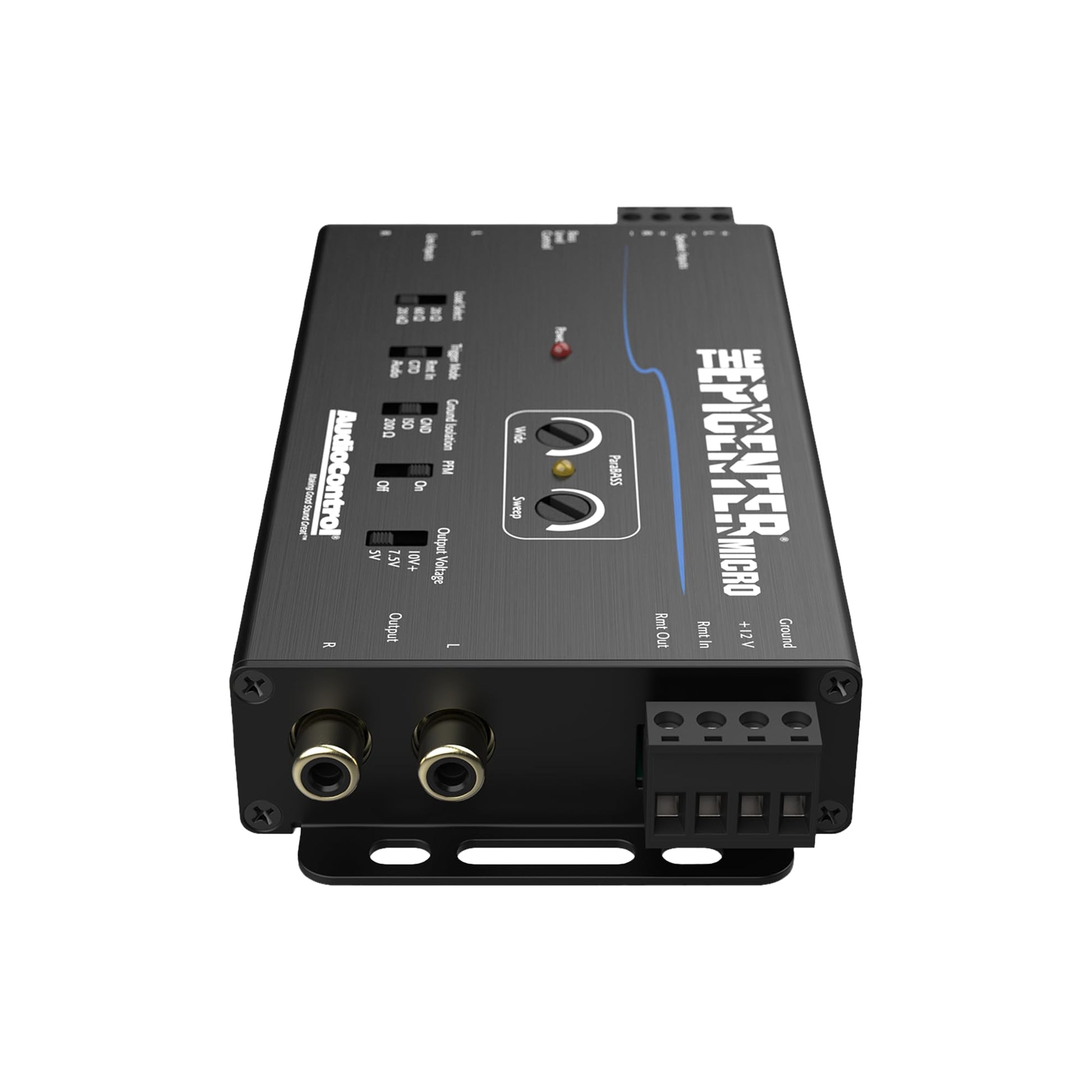 Procesador AudioControl El Epicenter Micro Bass Restoration Negro con Control Remoto ACR-4 Incluido