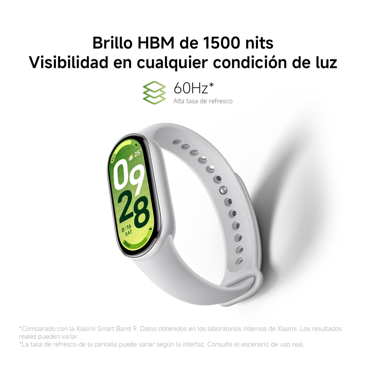 Smartwatch XIAOMI Band 10 Negro Resistente al Agua iOS y Android