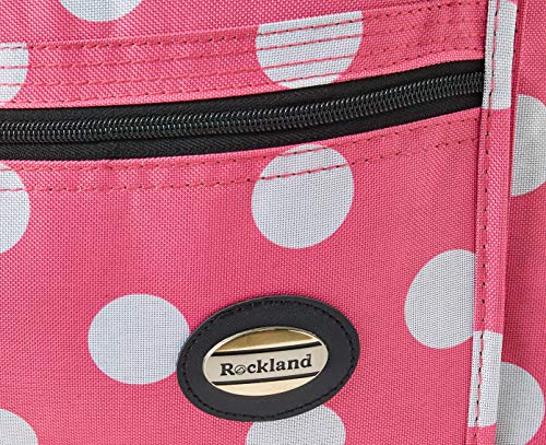 Bolsa de Lona Rodante Rockland PINKDOT 22 Pulgadas