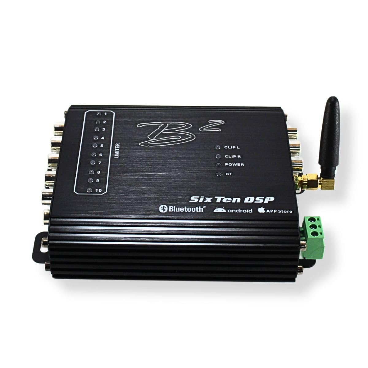 B2 Audio Negro 4v 10 canales DSP con Bluetooth iOS/Android App 96 KHz - 32 bits