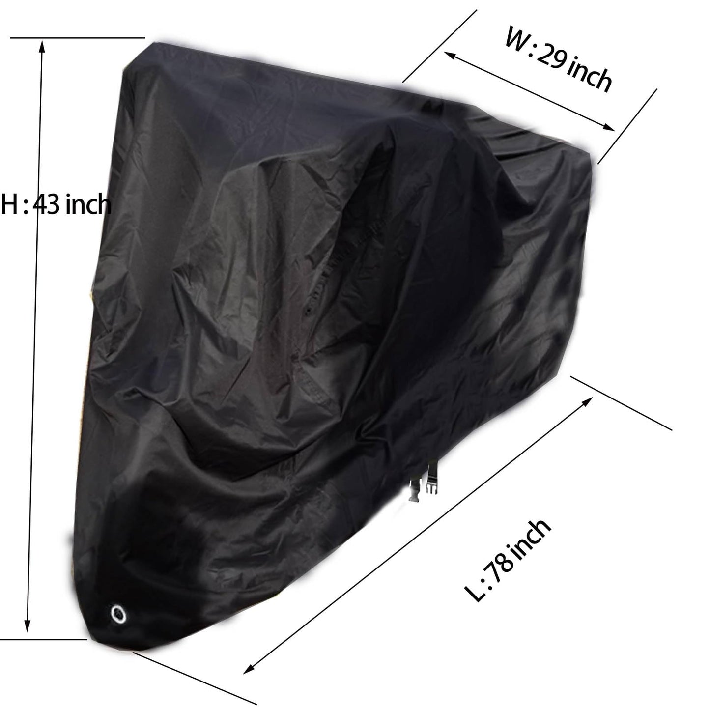 Cubierta de triciclo para adultos, 24 fundas de bicicleta de 26 pulgadas, 3 ruedas, impermeable, 210D, Oxford, resistente al viento, fundas de bicicleta a prueba de polvo