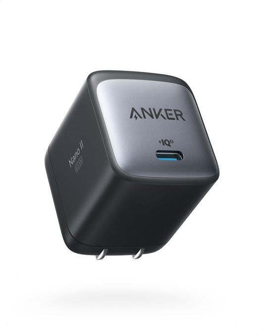 Anker Cargador Nano USB C, 65 W GAN II PPS Cargador Plegable rápido Compacto para MacBook Pro, Galaxy, DELL, iPhone 15, iPad Pro y más