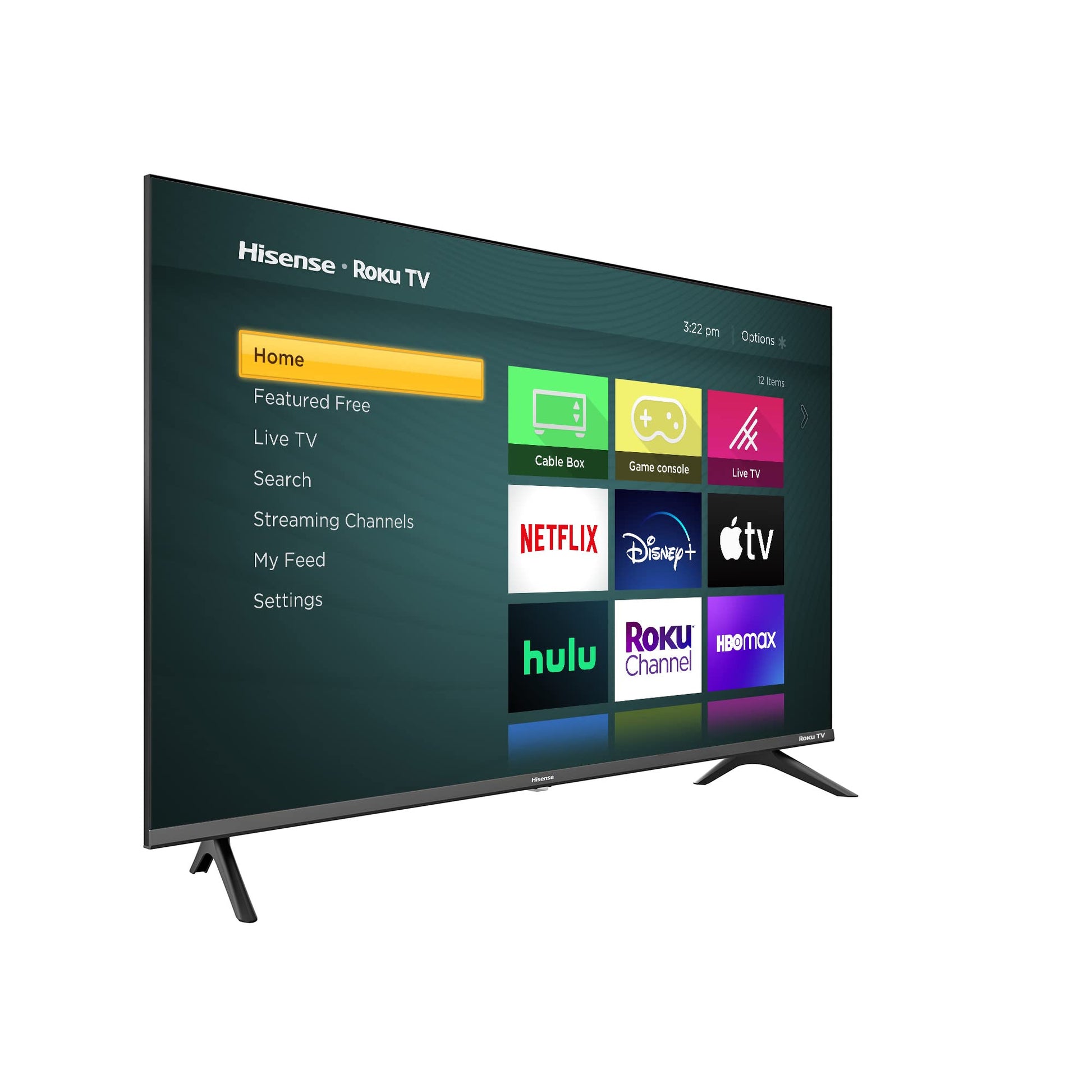 Hisense - Smart TV LED Roku de 43 Pulgadas Clase H4 con Google Assistant y compatibilidad con Alexa (43H4G, Modelo 2021)