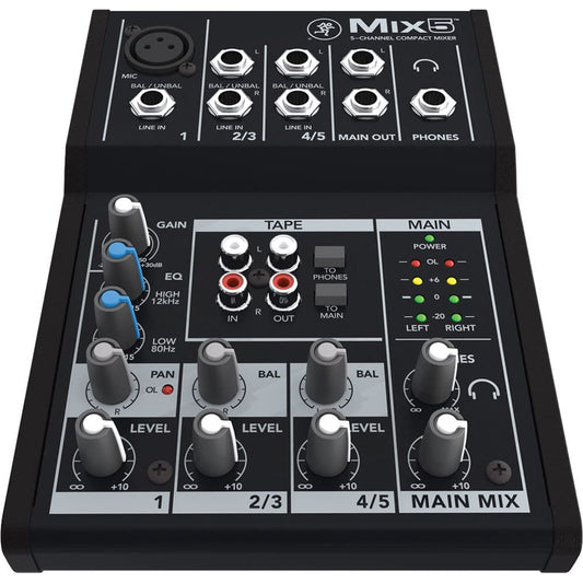 Mackie MIX5 Mezcladora 5 Canales