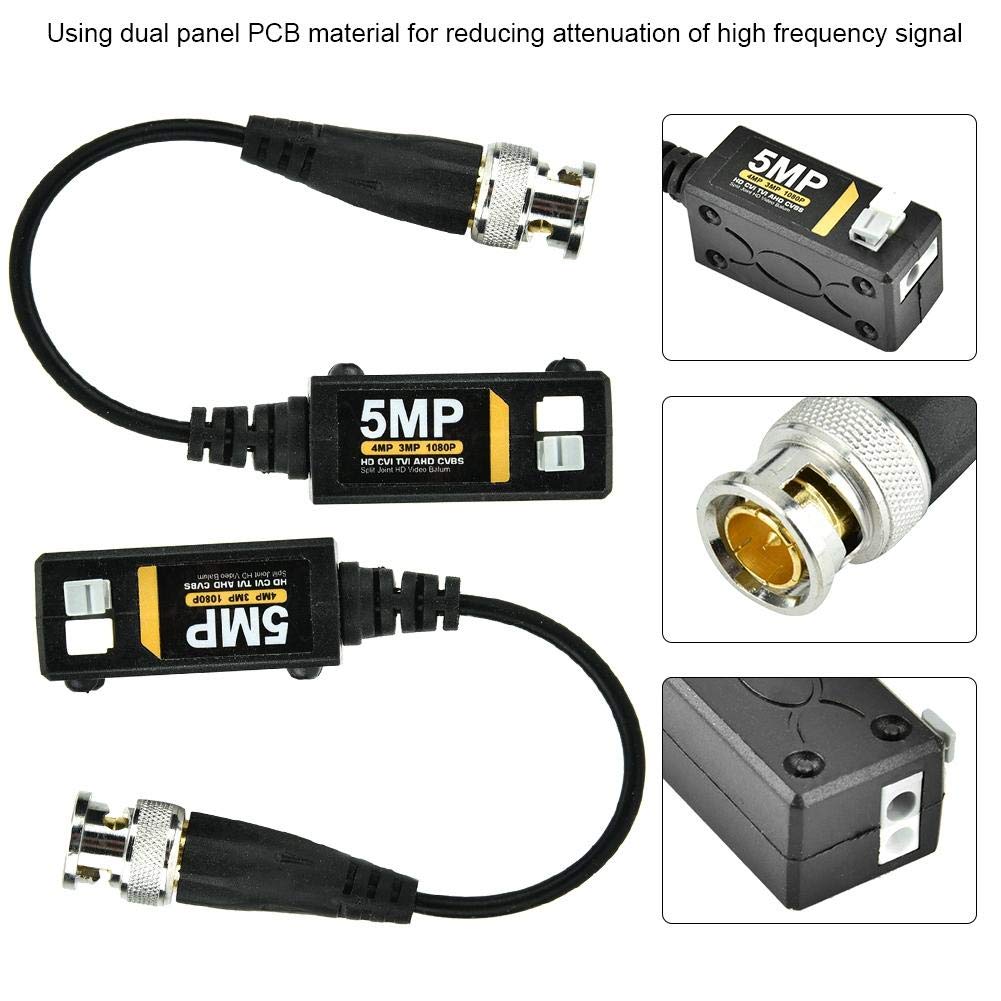 Transceptor de balun pasivo de Video de CVBS pasivo de Video HD-CVI AHD TVI con división HD/CVI Dividido
