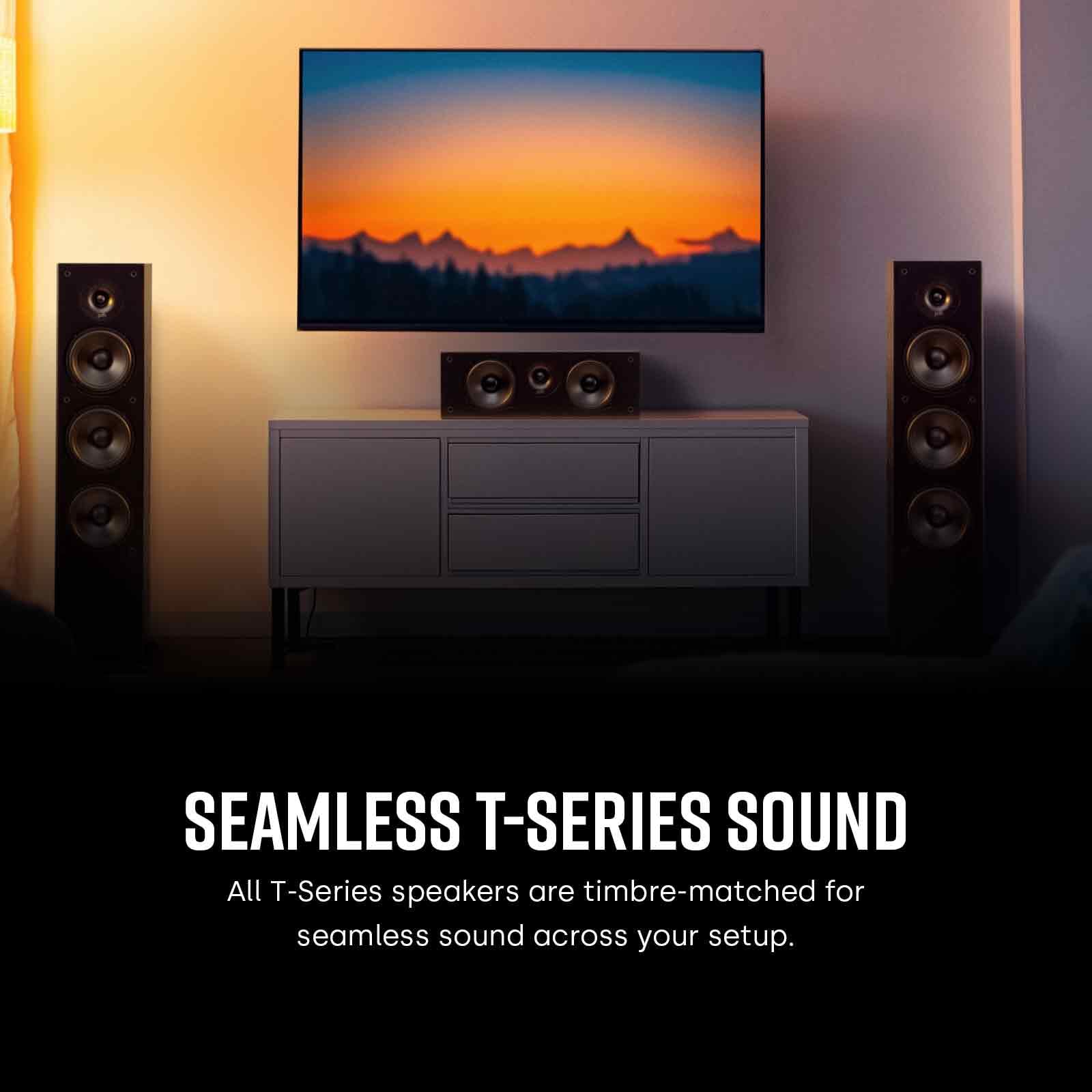 Polk Audio T50 Bocina Tipo Columna, Negro