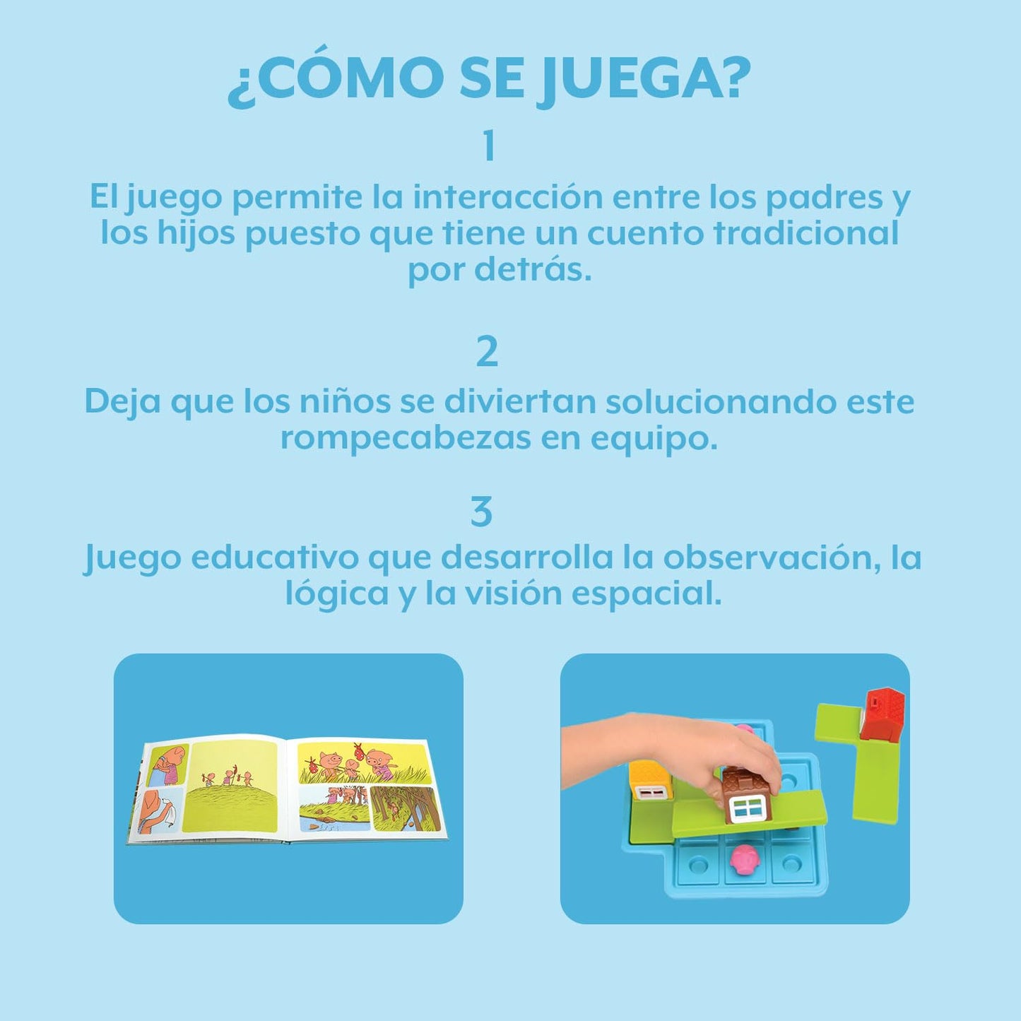 Juego de Lógica Smart Games Los 3 Cochinitos