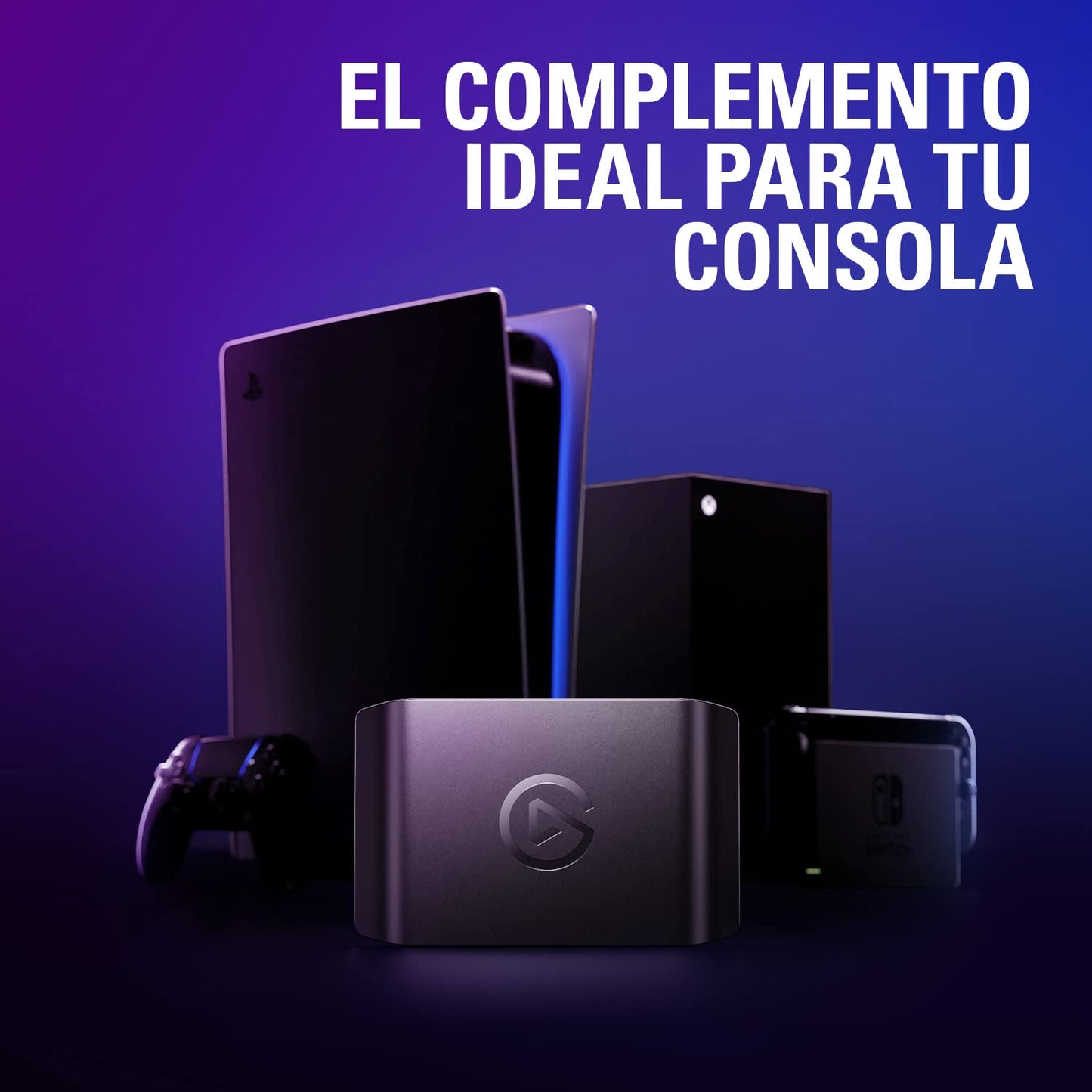 Elgato HD60 X - Haz Streaming y graba a 1080p60 HDR10 o 4K30 con latencia ultrabaja en PS5|Pro, PS4|Pro, Xbox Series X|S, Xbox One X|S, Nintendo Switch 2, en OBS y Otros, Funciona con PC y Mac