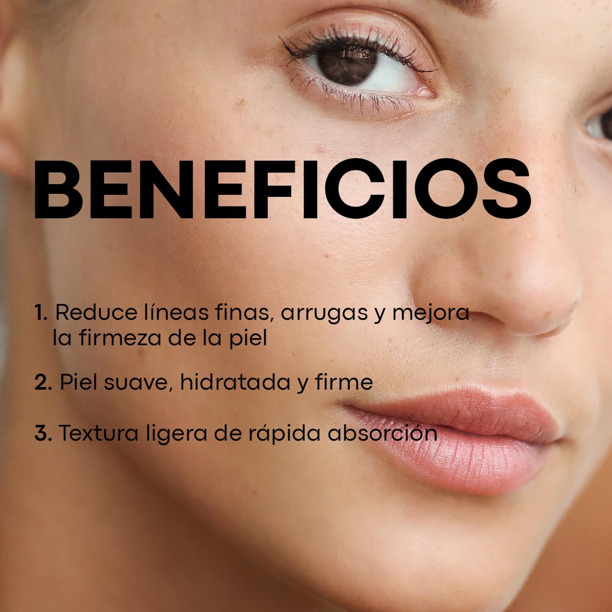 Emotions Labs | Crema Facial en Gel Antiarrugas | Hidratante con Ácido Hialurónico, Niacinamida, Escualeno y Extracto de Sauce Gatillo | Para Piel con Líneas de Expresión | Uso Día y Noche | Contenido 70g