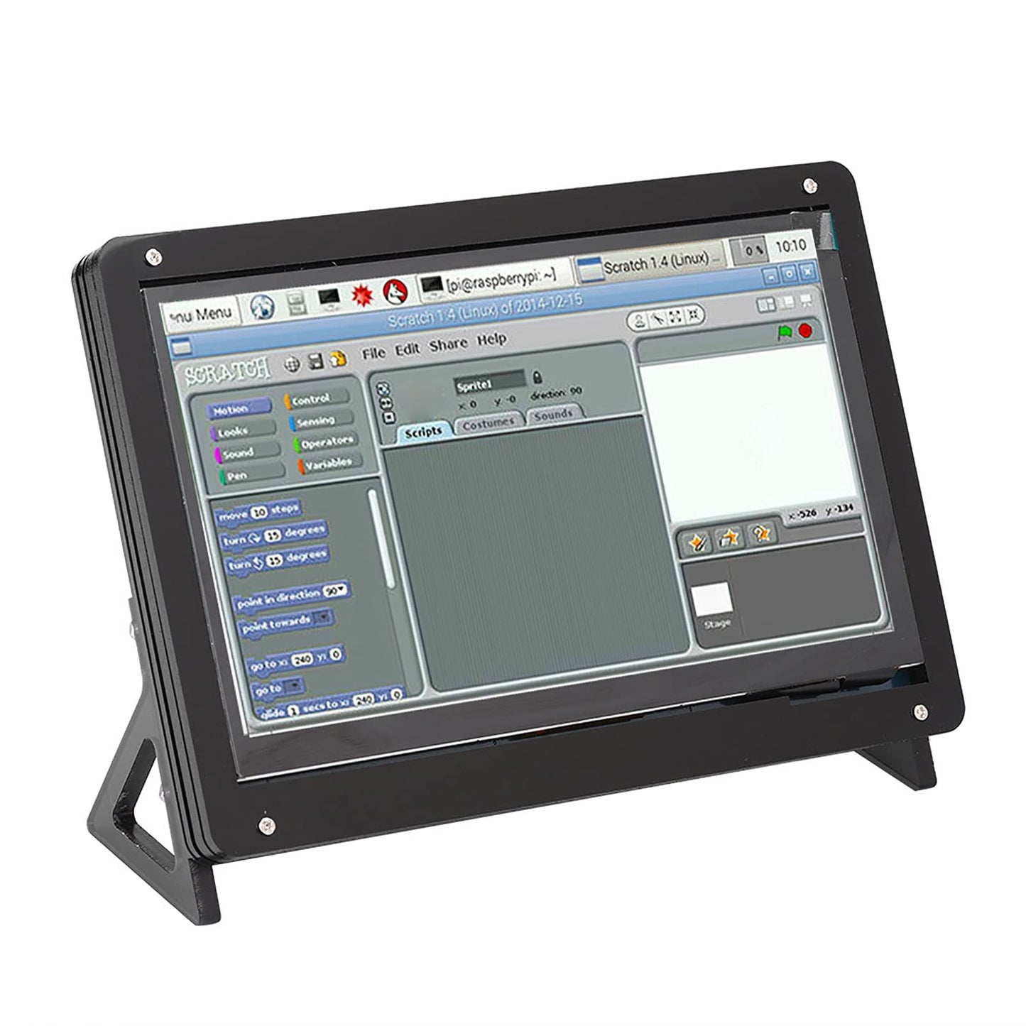 Pantalla Táctil IPS HDMI de 7 Pulgadas ASHATA 1024*600 con Soporte de plástico