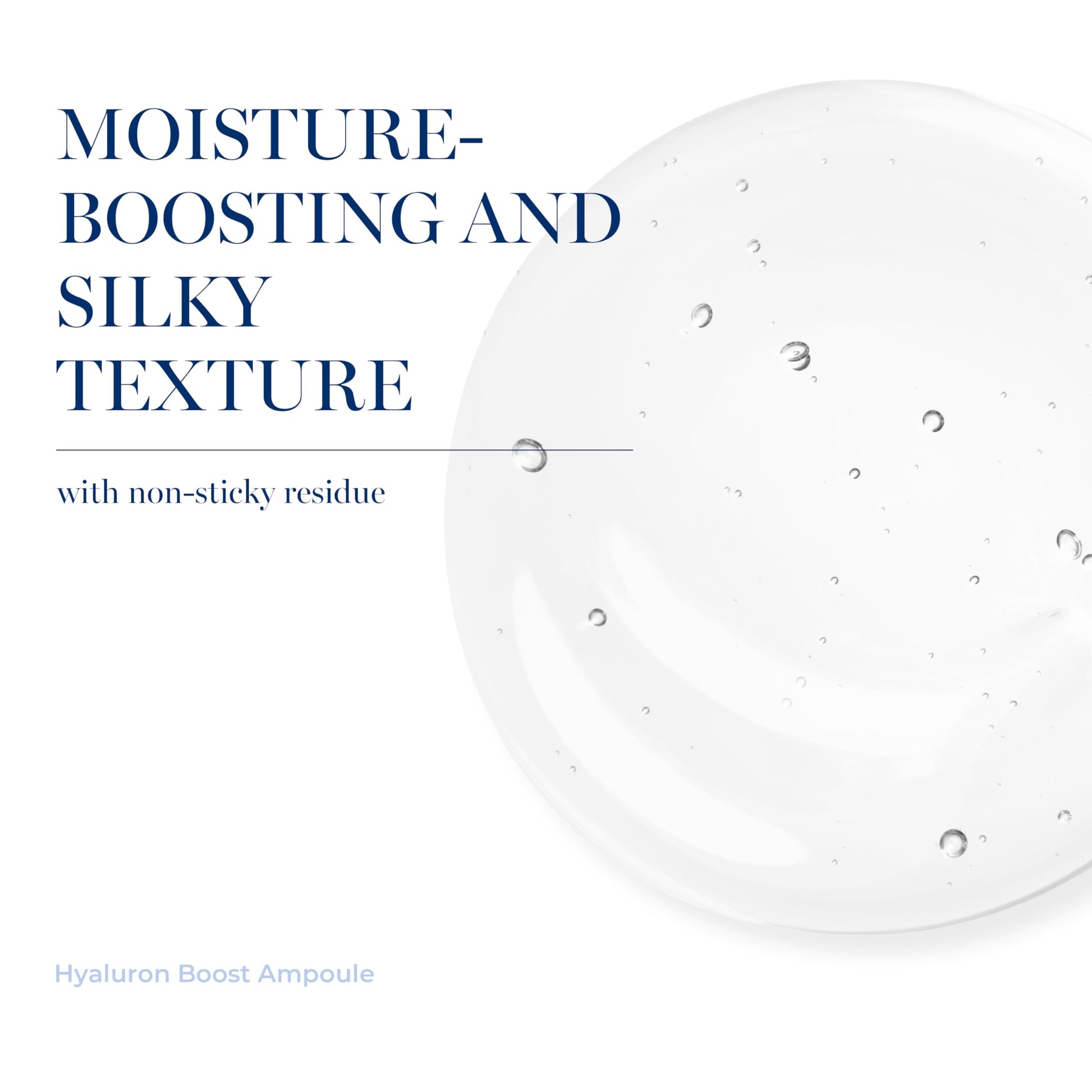 COSHEAL Ampolla Hyaluron Boost de 1,52 onzas líquidas. Suero hidratante y voluminizador con ácido hialurónico, combina bien con el suero de vitamina C y retinol, no graso, hipoalergénico