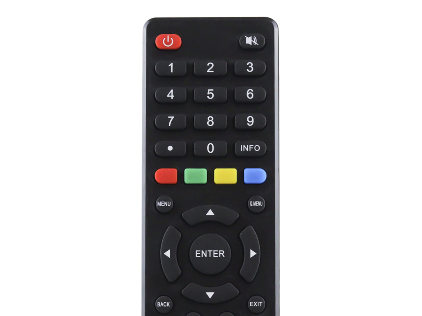 Control Remoto Compatible con Element E4sft551rem E4sft551 ALUX Al50sbuhd Rc-741pc Atvio At-u58s840 Infocus Im32es840 HKPRO Hkp40sm10 Netflix Youtube Pantalla Smart TV