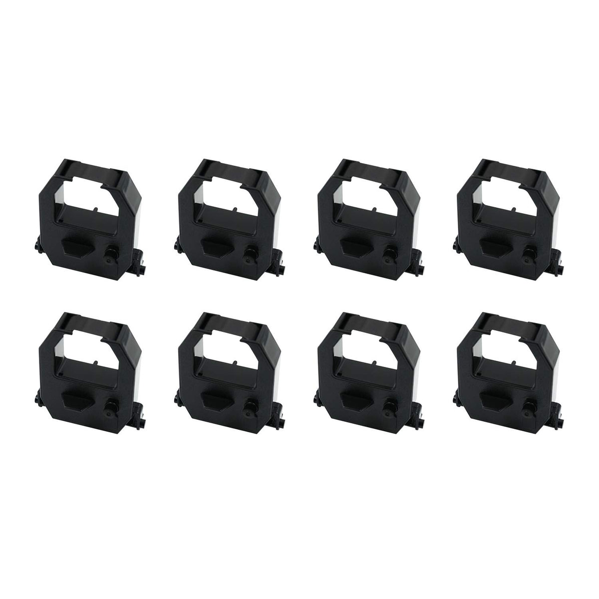 Cintas de Reloj de Tiempo Printerfield Negro Paquete de 8 Compatible para Vertex TR810 Amano PIX-21 PIX3000 EX-3000 EX-3500 EX-5000 BX-6000