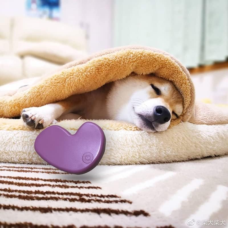 Juego de Cajas Simuladoras de Latido Cardíaco SZENSITE para Mascotas Beige, Alivio de Ansiedad y Sueño para Gatos y Perros
