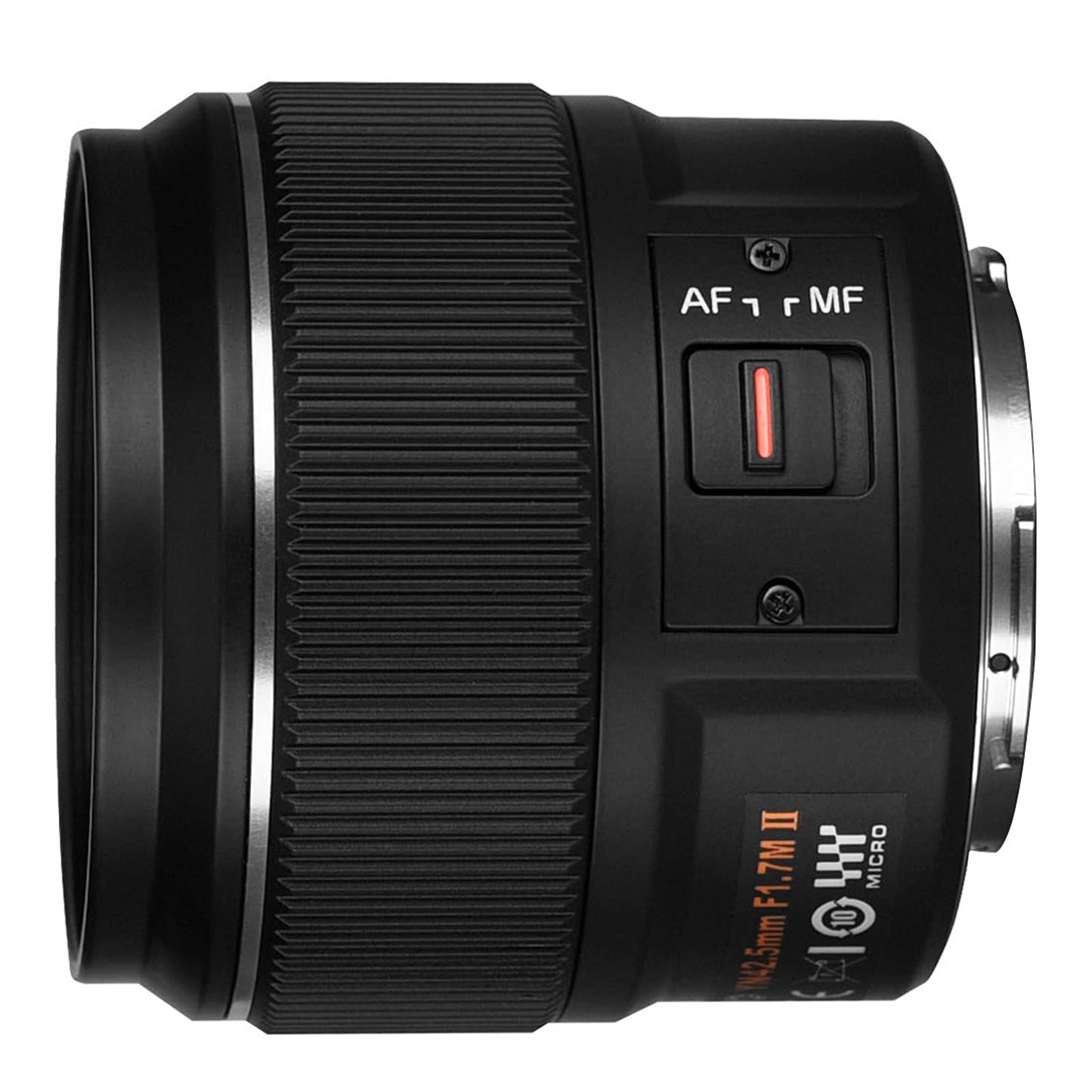 Lente Fija Yongnuo YN42.5mm F1.7M II Negro de Enfoque Automático para Cámaras Micro Cuatro Tercios